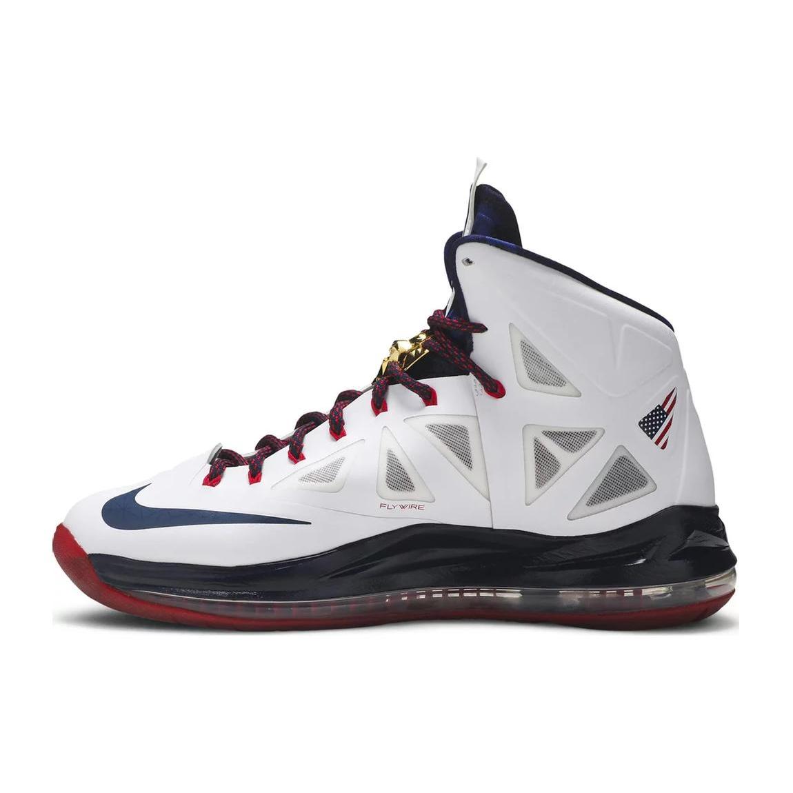 

Nike LeBron X Sp Gold Medal 542244-100 42