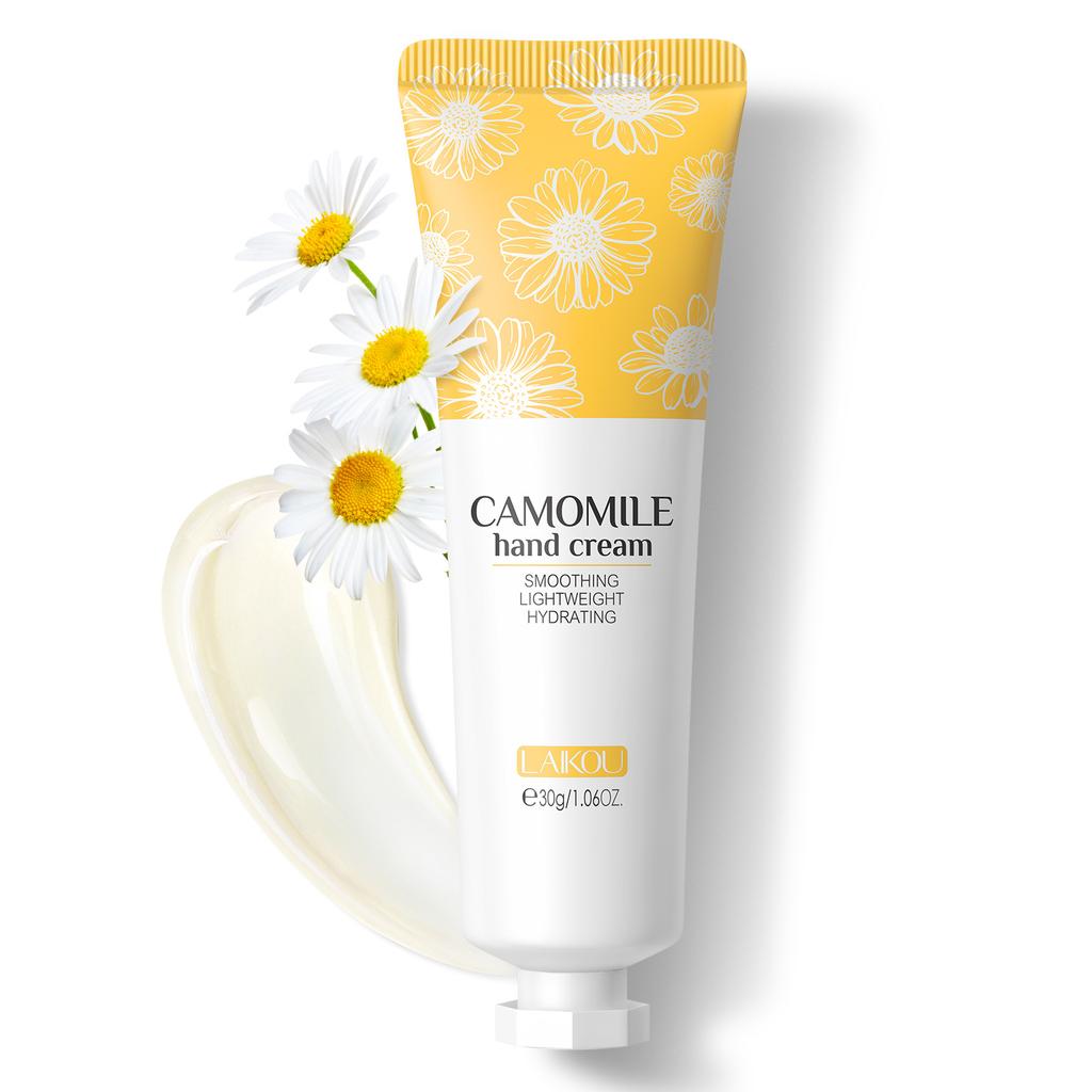 LAIKOU Kamillen Handcreme Spendet Feuchtigkeit und Repariert Raue Handhaut Handpflege