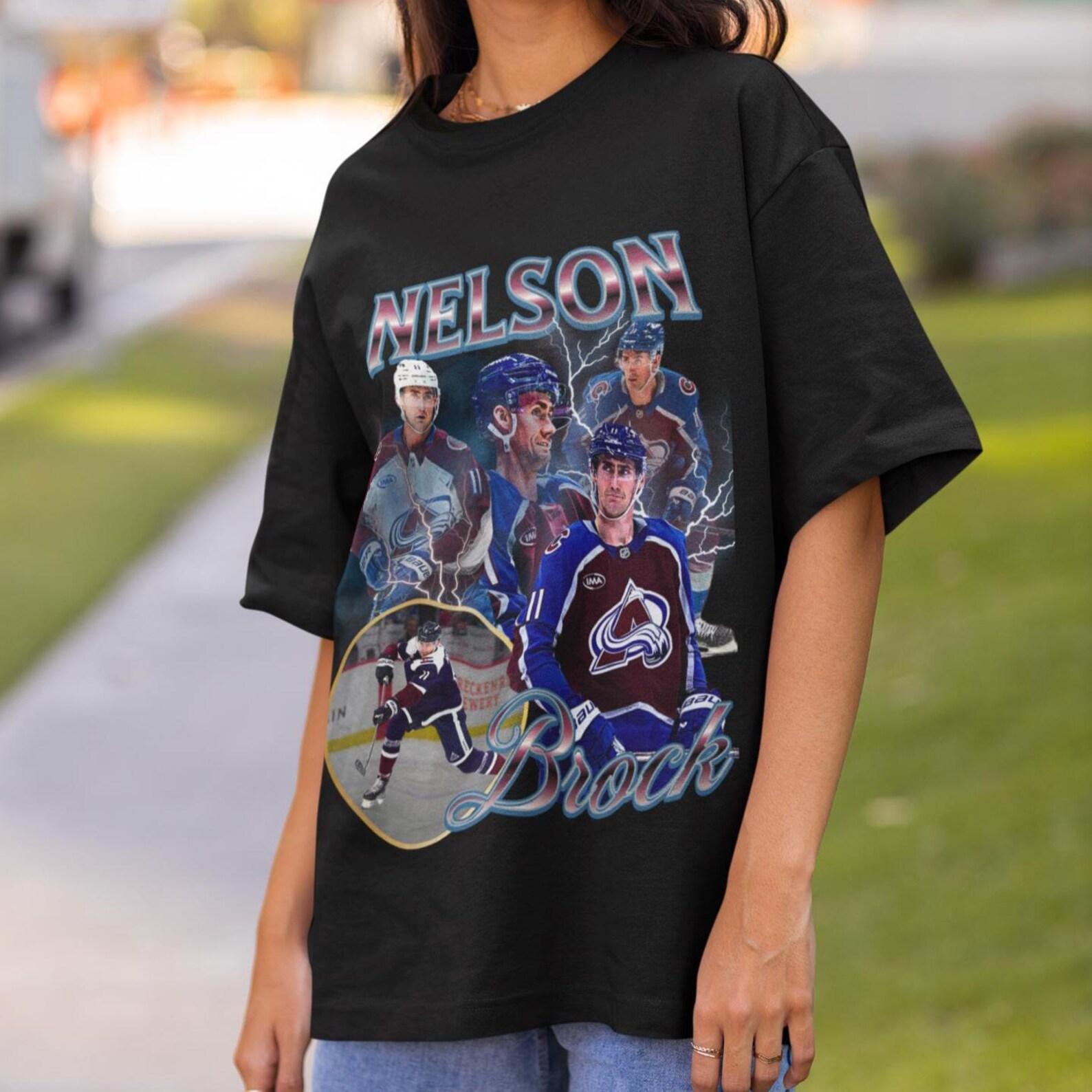 Brock Nelson Colorado Avalanche Shirt Vintage NHL Fan Hockey Design Retro Bootleg Gift Classic Graphic Tee Unisex T-Shirt Limited Edition 2XL