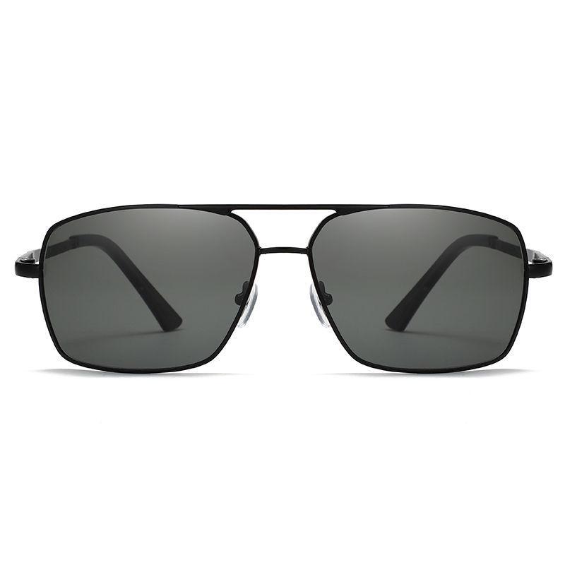 Myopia Sunglasses Men's Fashion Large Frame Myopia Glasses Double Beam Frame Driving Anti-glare High-definition Driving Glasses