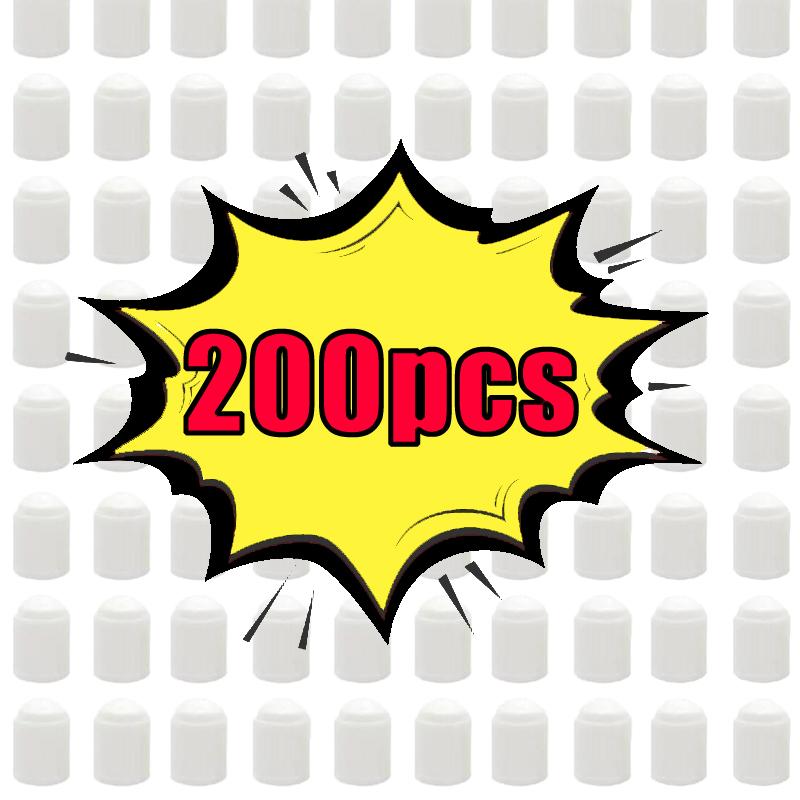 200pcs Wheel Tire Valve Caps Tyre Rim Stem Covers Airdust Waterproof for Car Automobiles Motorcycles Trucks Bikes 6 Colors
