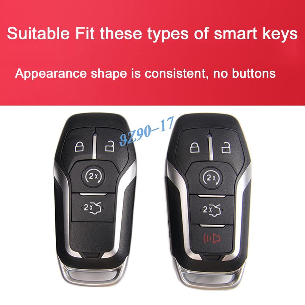 Transparent  Black Clear Car Smart Key Cover Case Keychain For Ford Fusion Explorer Edge F150 Mustang Mondeo Lincoln Mkz Mkc Mkx