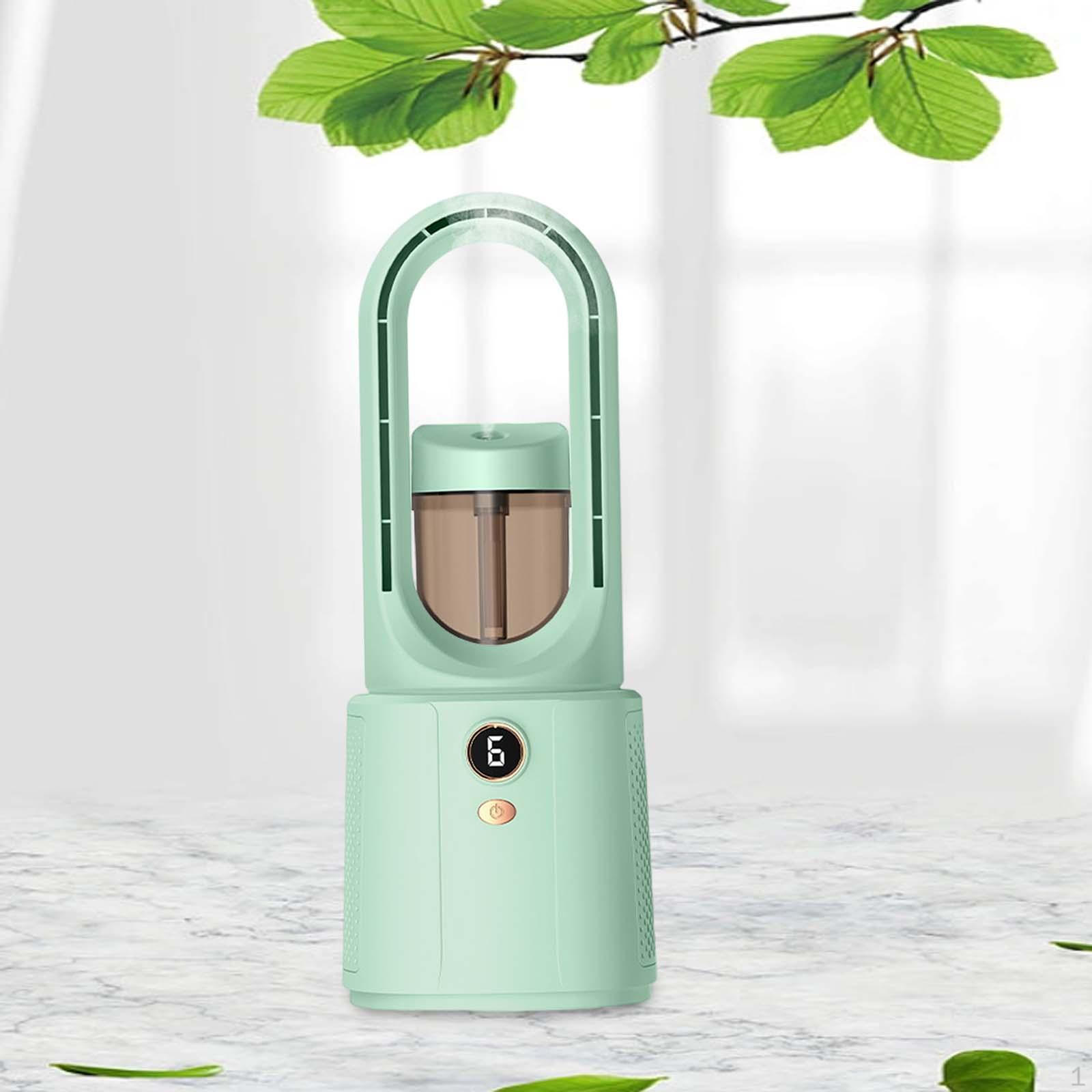 Compact Desk Fan with Adjustable Speeds for Bedroom and Office Use With Spray