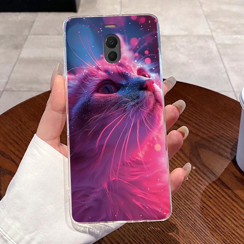 Casing For Meizu M6 Note M6 M6T Case Aesthetic Fashion Cute Cat Astronaut Soft Silicone Back Cover Transparent TPU Phone Case