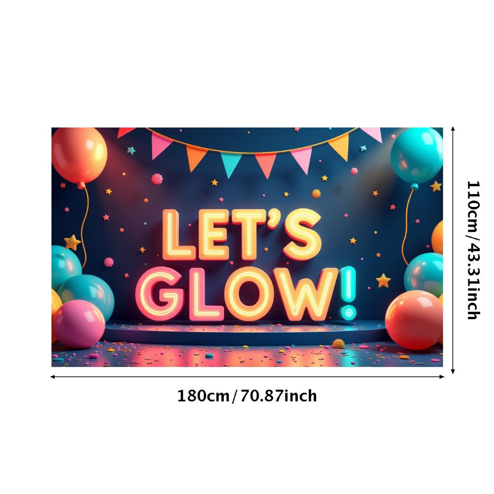 Photo Prop LED Neon Banner Party Decoration Glow Effect Neon Sign For Festival Decoration Party Celebration Night Event