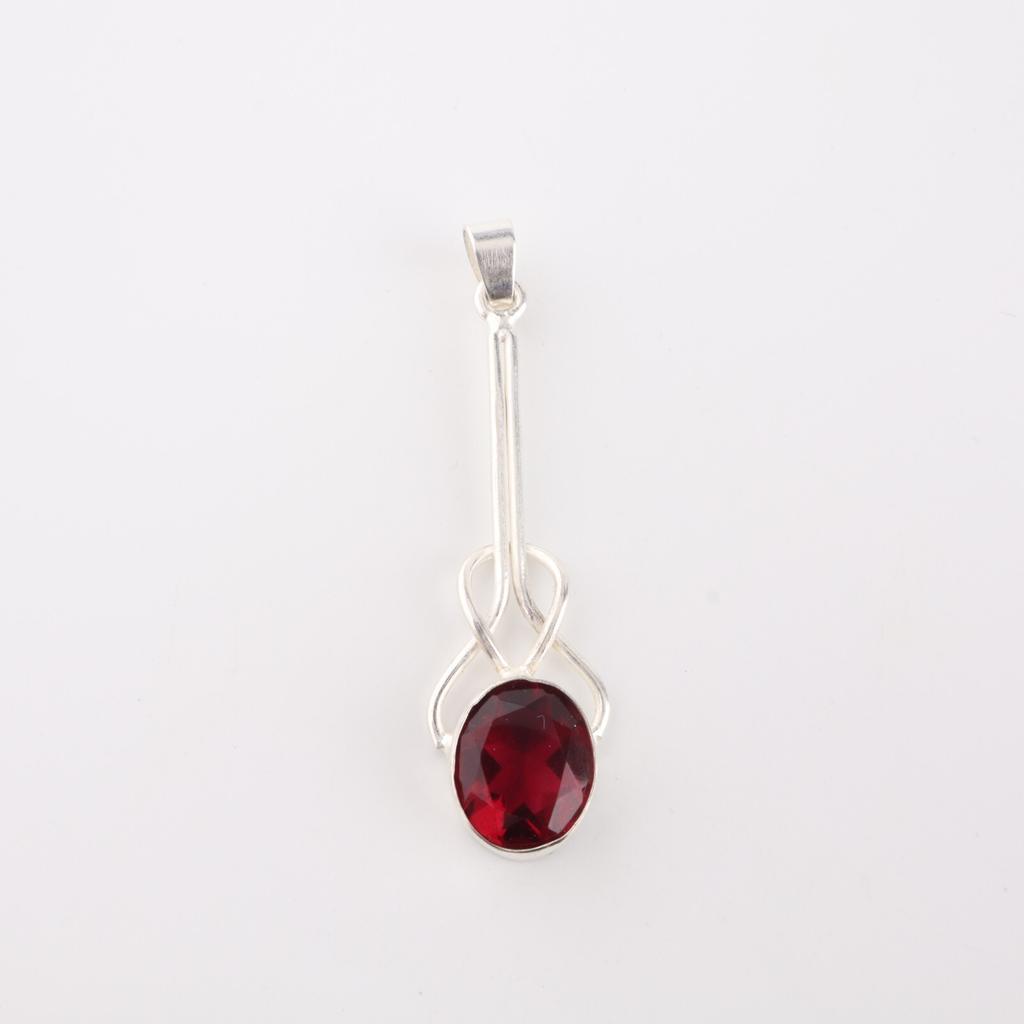 Pink Rubellite Gemstone 925 Sterling Silver Jewelry Handmade Pendant 1.79" PP-60-7
