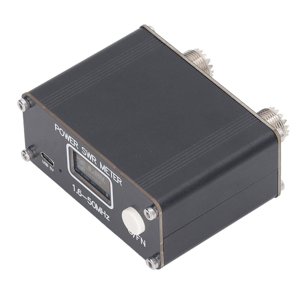 SWR Meter 150W HF Standing Wave Ratio Meter MF AM CW SSB 1.6?50MHz Watt Meter for Measurement