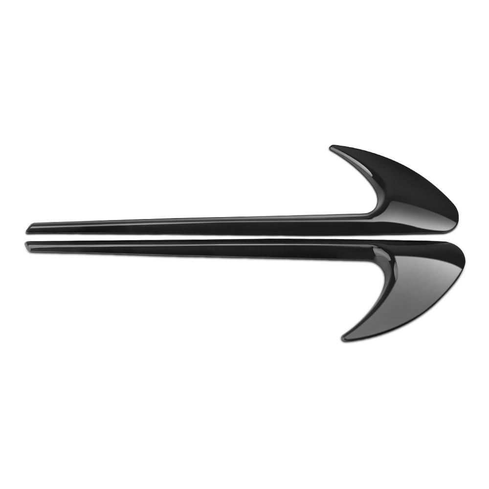 Skärm För Mercedes Sidodekal 2st/set Ljus Svart AMG BRABUS Sidodekal Vingdekal för Mercedes Benz Maybach A/B/C/E/S/