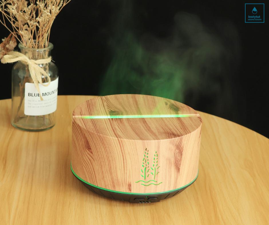 Dyfuzor ultradźwiękowy aroma zen kąpiel leśna - aromaterapia i nawilżanie powietrza - profesjonalny, do domu i biura - 250 ml