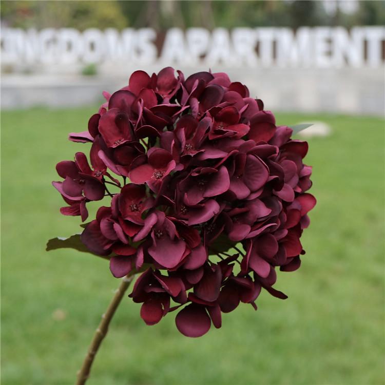 Artificial Flowers Silk Hydrangea Wedding Wall Home Decorations Kitchen Accessories Diy Bridal Bouquets Background Indoor Bonsai