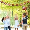 Football Party Decorations Set Football Banner Hanging Swirls For Themed Birthday Game Fans Home Garland Supplies