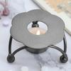 Iron Plate Candle Holder Geometric Candle Plate Decorative Candlestick Tea Light Holder Centerpiece for Home Decor