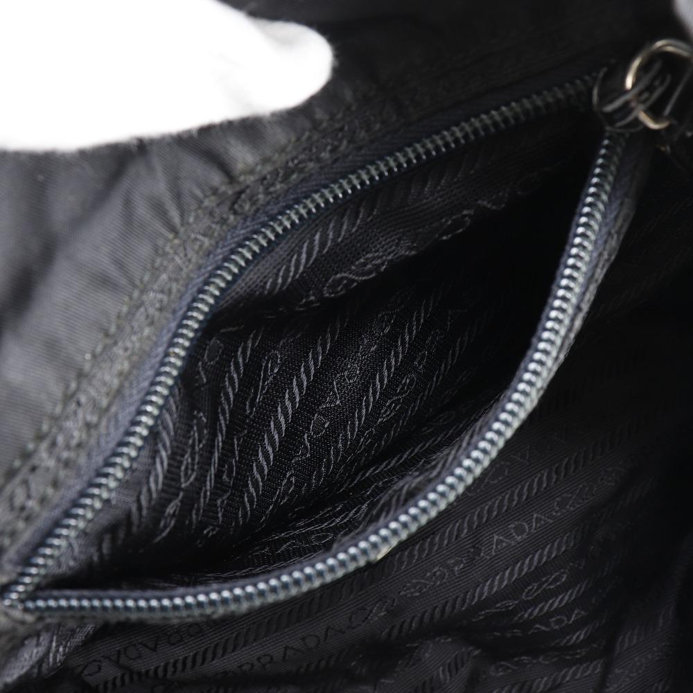 Prada Backpack Daypack Black Nylon Women Used