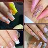 600Pcs Short Almond Nail Tips Soft Gel Nail Tips Full Cover False Nail Tips For Acrylic Nails Manicure Salon Home Press On Nails