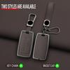 Car Zinc Alloy Leather Key Cases Holder Cover for Land Rover Range Rover Discovery 5 LR2 LR4 Sport for JAGUAR XE XF XJ F PACE