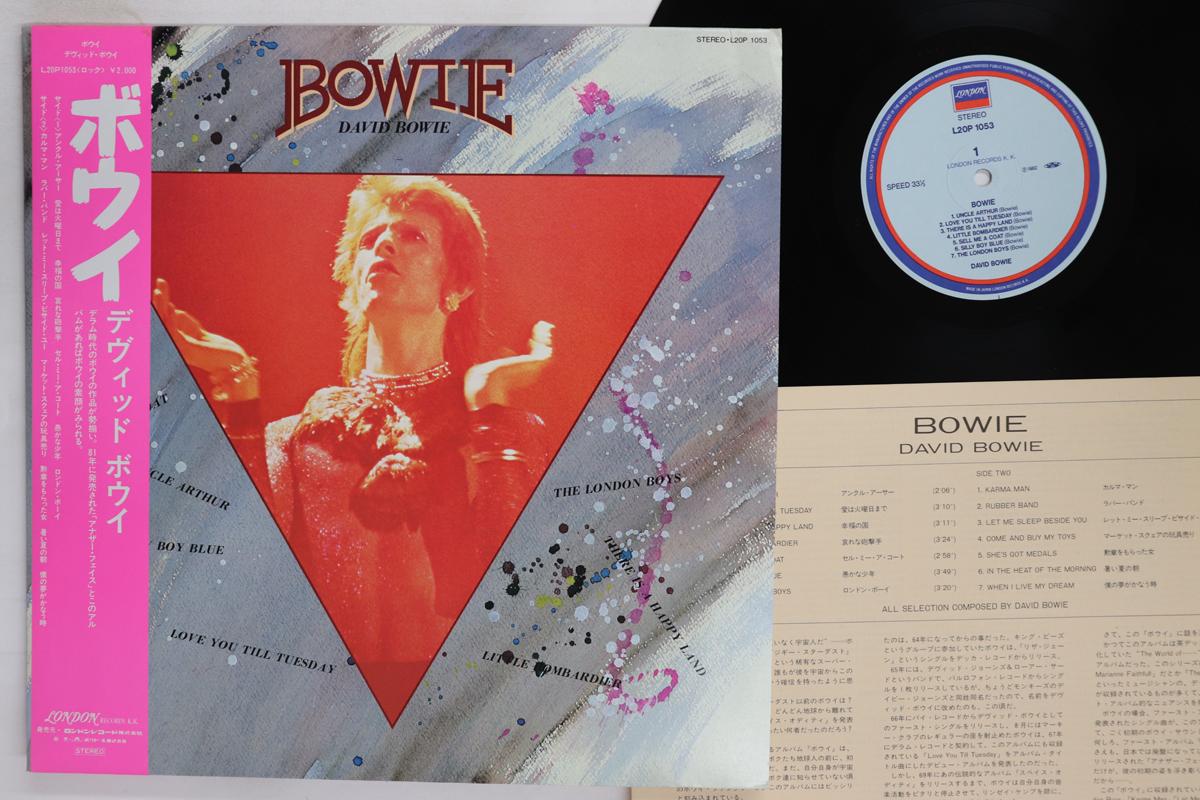 LP Record DAVID BOWIE Bowie L20P1053 LONDON 1982 Japan Obi Rock Used