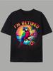 Men's Retro Tropical Parrot T-Shirt -  I'm Retired It's 5 O'Clock Everywhere  Funny Beach Shirt with