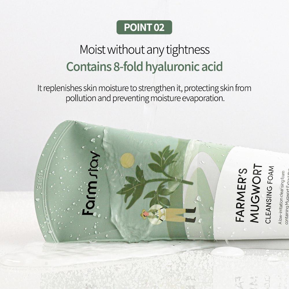 Farmstay Farmers Mugwort Cleansing Foam 180ml
