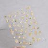 1pcs 5D Bronzing Star Moon Nail Art Stickers Luxury Gold Silver Adhesive Slider Press on Nail Decoration Decals Accessories DIY