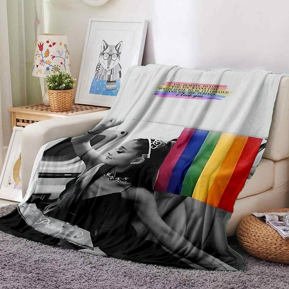 Rainbow Celebration Freedom Blanket Soft Throw Blanket For Home Bedroom Bed Sofa Travel Office Solid Christmas Blanket