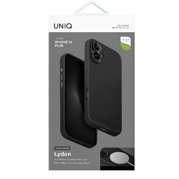 UNIQ Lyden Case iPhone 16 Plus 6.7" Magclick Charging black/Dallas Black