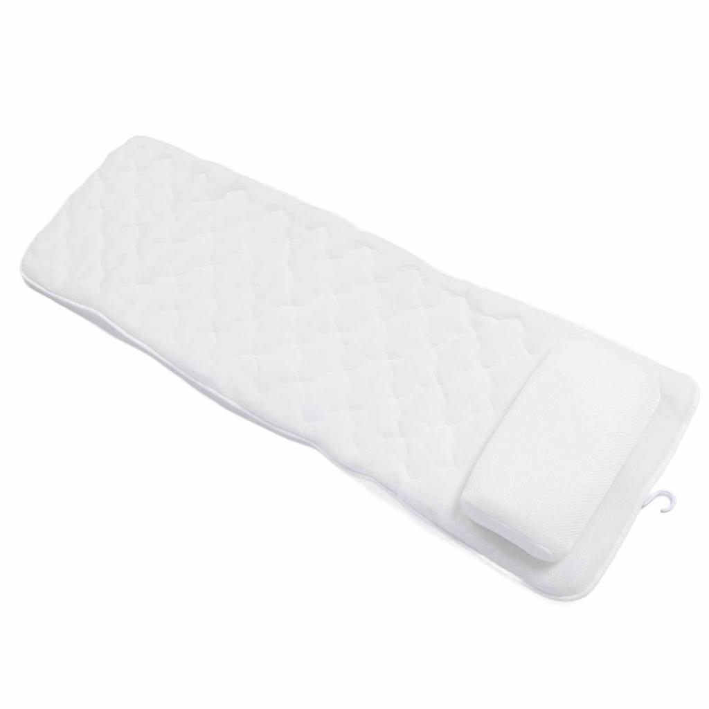 Full Body Bathtub Pillow Soft Comfortable Neck Back Support Slip Resistant Bath Tub Pillow Mat for Home Hotel