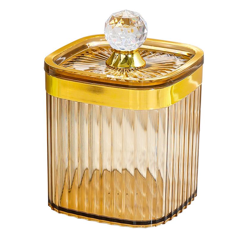 Diamond Handle Sealing Jar: Portable Press-Type Moisture-Proof Food Storage for Milk Powder, Rice, and Flour