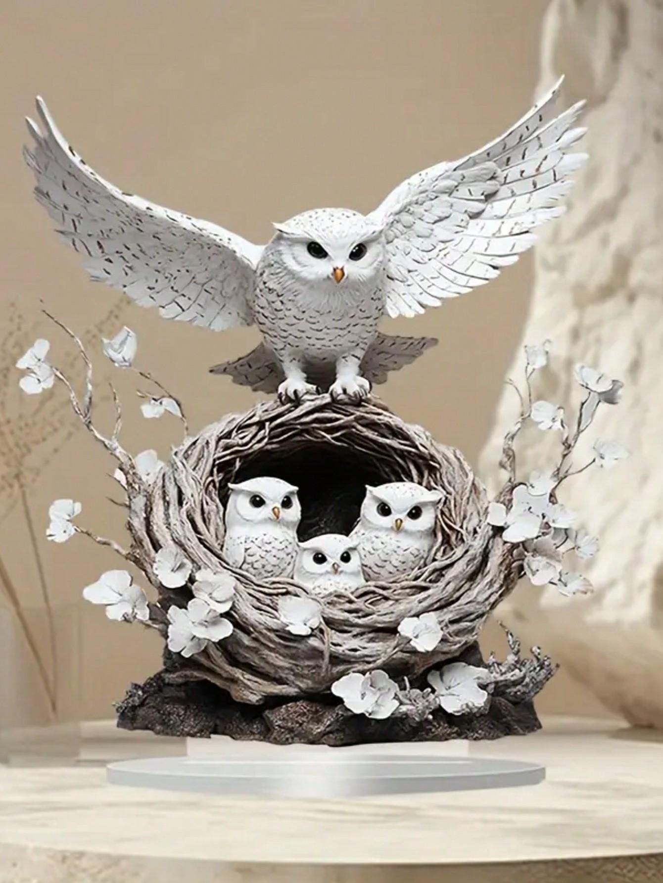 

Аніме-тематична 1 статуетка сови, святкова настільна прикраса, колекційний святковий подарунок, ідеально підходить для прикраси та декору 20cm