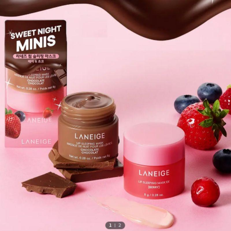Laneige Lip Sleeping Mask EX 8g + 8g Berry Choco Set