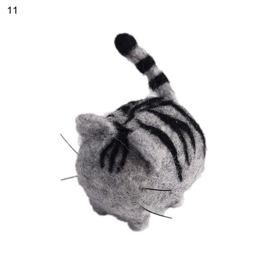 

1 комплект, набор для валяния куклы, милая, простая сборка, несколько стилей, роман, забавные гибкие аксессуары из фетра «сделай сам», аксессуары для подарков 11