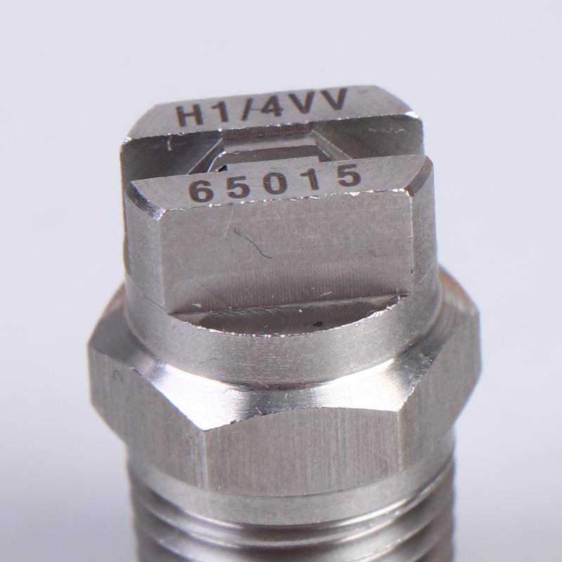 2Pcs Bspt High Pressure Flat Fan Nozzle 65 Degree Hvv Water Spray Nozzle For Cleaning