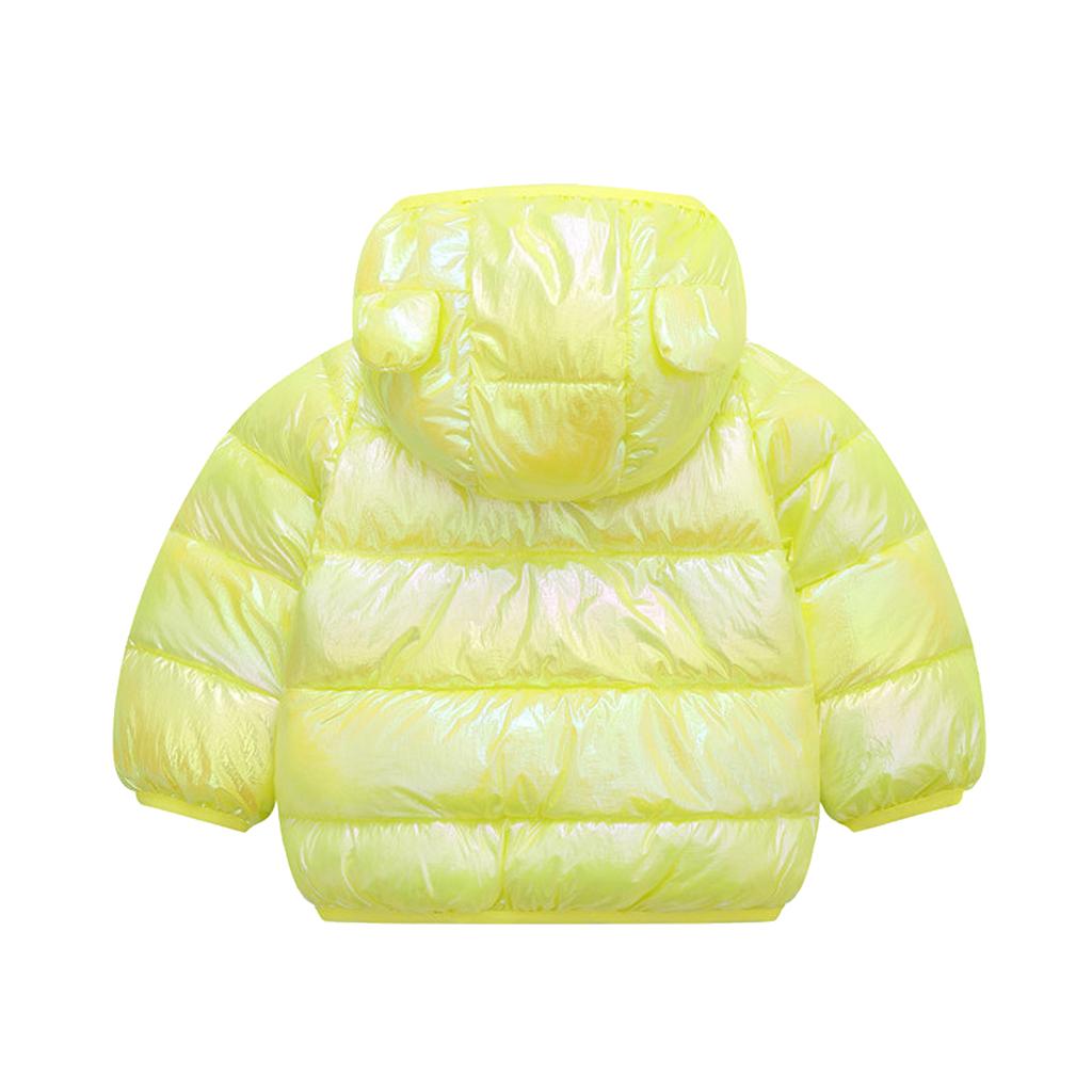 Fargerik bomullsjakke for barn - Søt lomme kort jakke