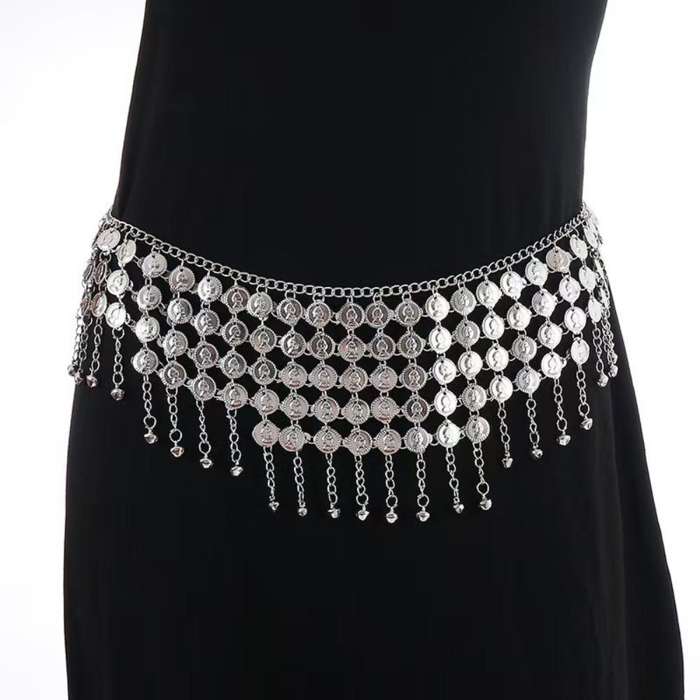 Tassel Belly Chain Creative Waist Chain Belt Belly Dance Scarf Dance Style 6