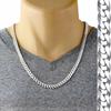 Men' Silver Chain 8mm SILVER 925 Cuirass FULL DIAMOND