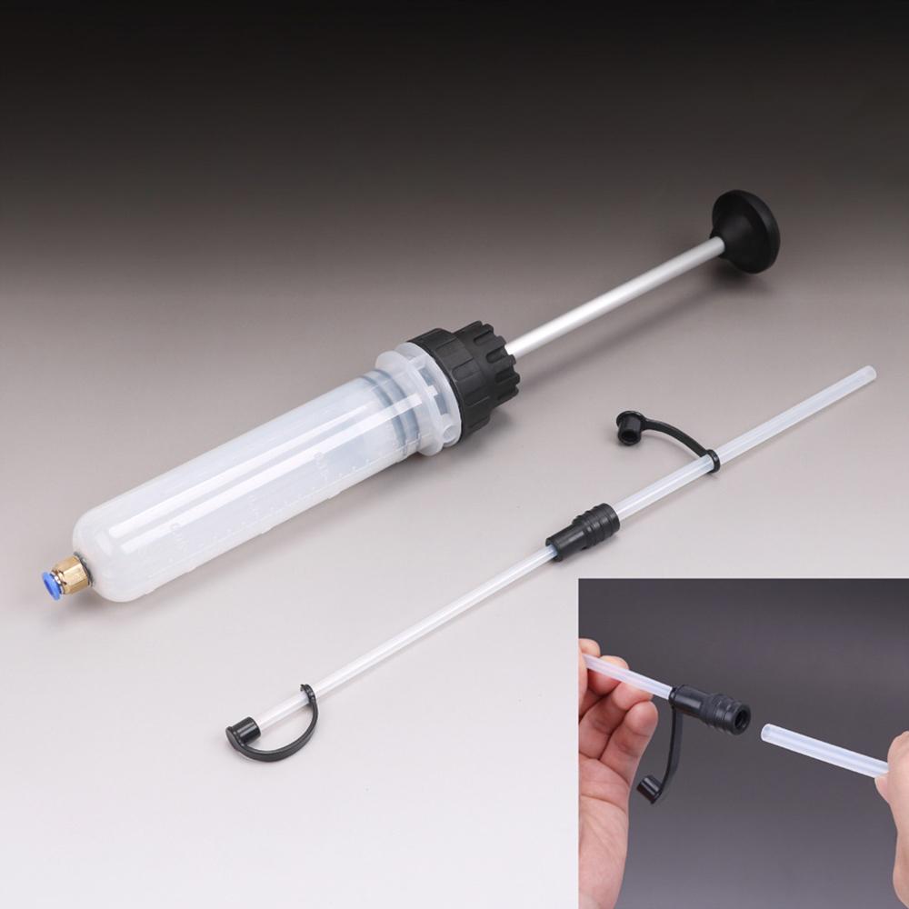 Car Oil Fluid Extractor Auto Air Pump Filling Syringe Bottle Transfer Automotive Fuel Extraction Hand Pump Dispenser Tools 500cc