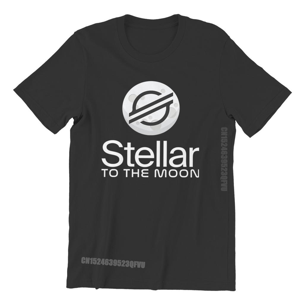 Classic Hip Hop Tshirts Stellar Crypto XLM Coin Cryptocurrency Tops Comfortable Unisex T Shirts Unisex Tshirt Clothing Gift Clothes