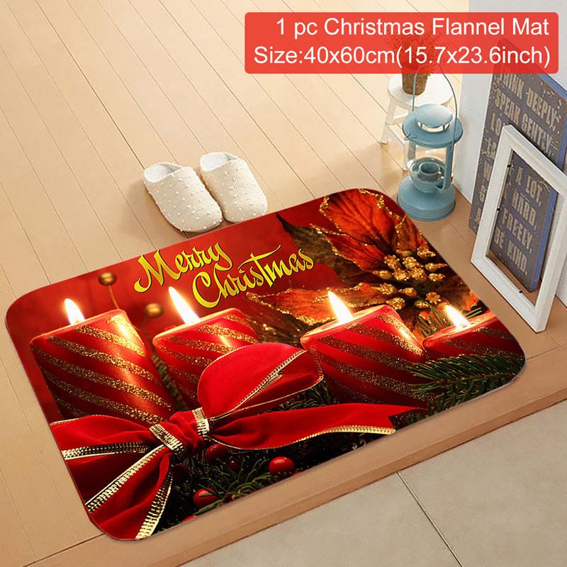 Christmas Carpet Santa Claus Mats Merry Christmas Decor For Home 2025 Living Room Children Bedroom Navidad Happy New Year Gifts