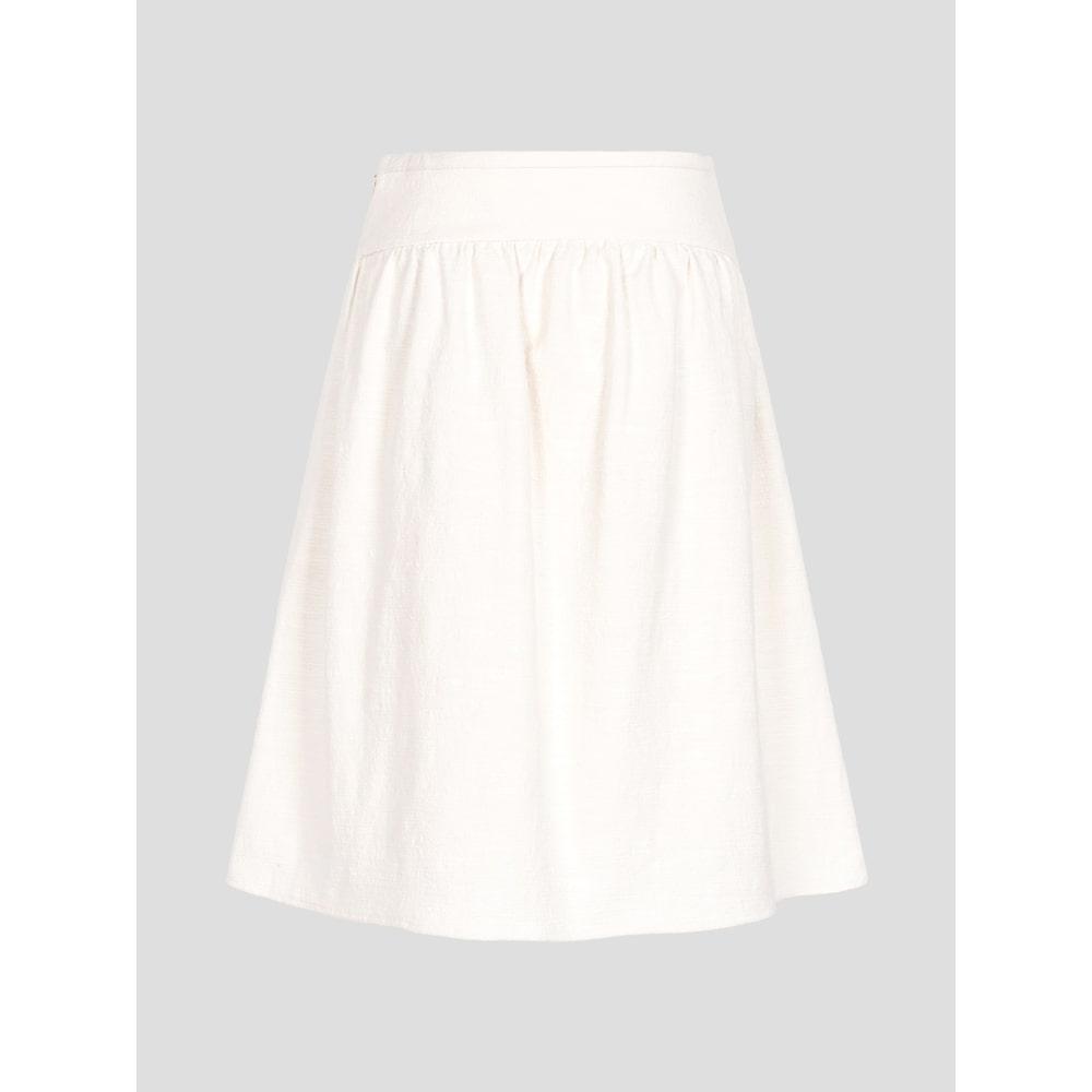 Binpolleidiseu [B. My] Jacquard Full Skirt Ivory (Bf5227N020)