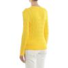 Polo Ralph Lauren Logo Embroidered V-Neck Pullover Long Sleeve Knit Sweater Women Sweater Yellow 211580008-057