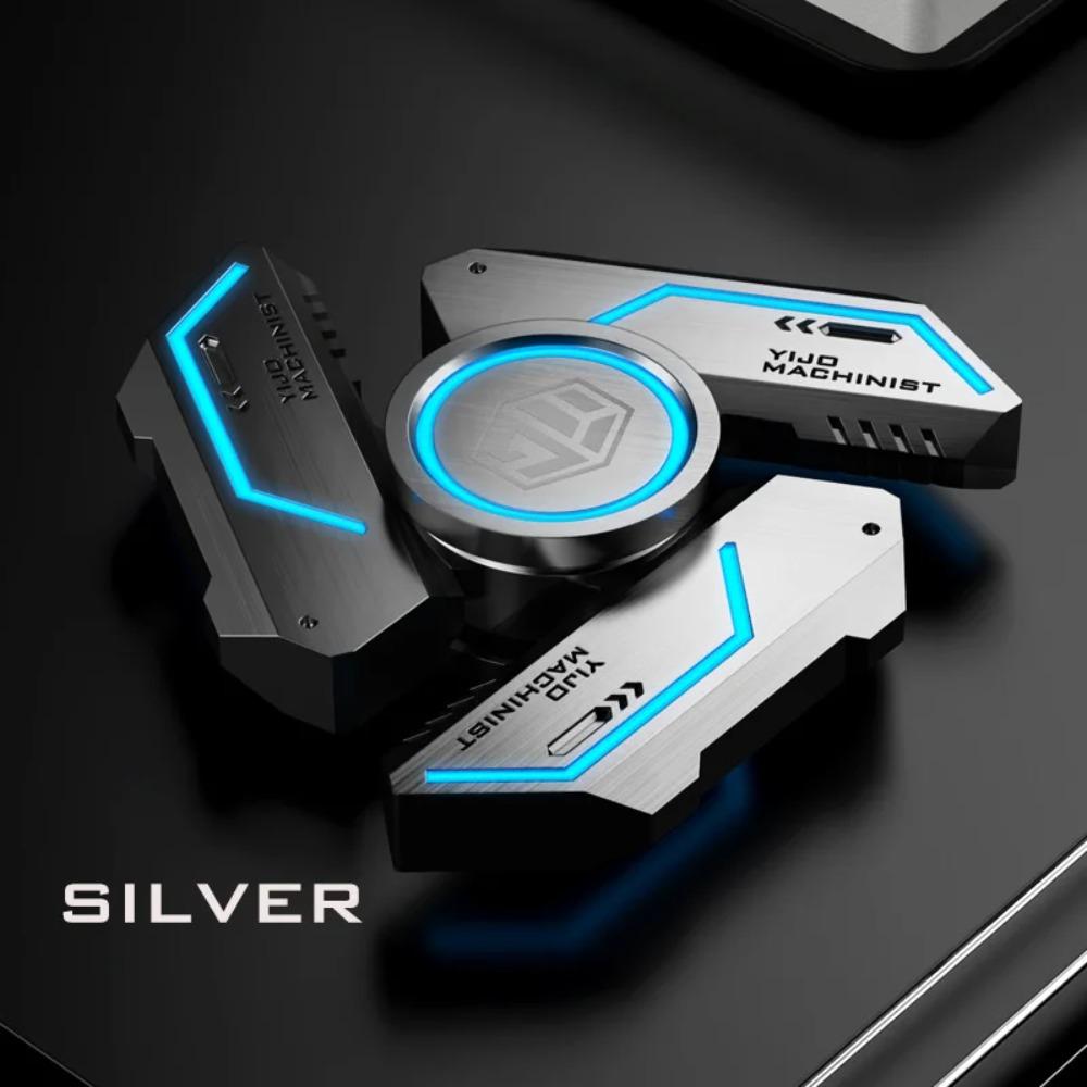 Boys Fidget Spinners Metal Luminous EDC Finger Toys Stress Relief Pressure Reduction Relieving Stress Stress-re