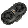 Cell Phone Cooler Semiconductor Cooling Silent Phone Radiator with Dual Fan Fast Cooling for Gaming Livestreaming Black