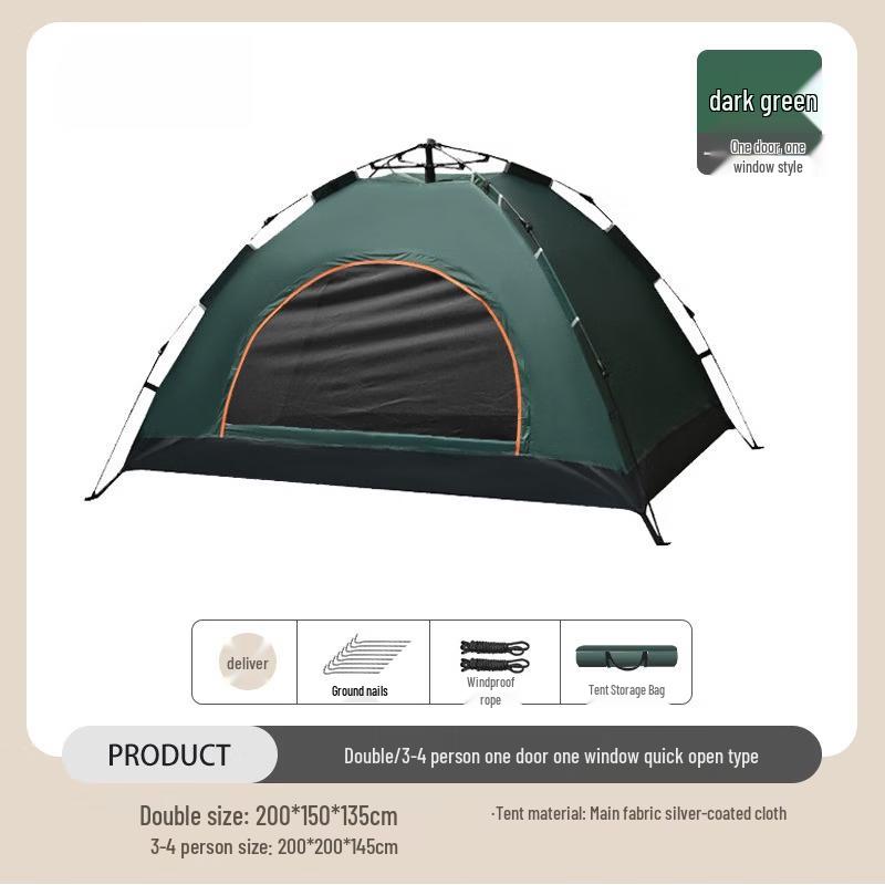 ZISIZ 2-Person Camping Tent