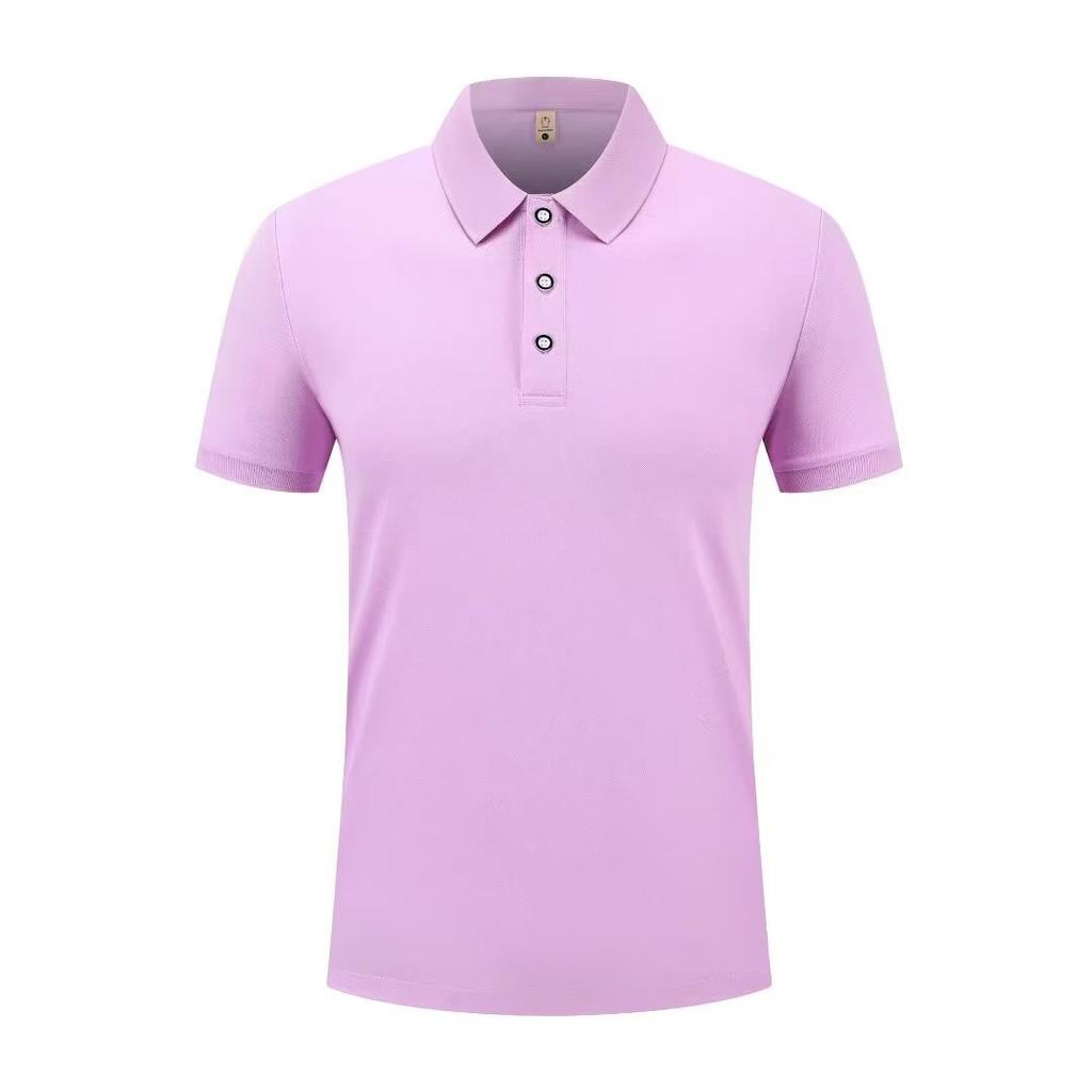 2026 Summer New Men's Fashion Casual Breathable Comfortable Polo Shirt Solid Color High Quality Short Sleeve T-shirt