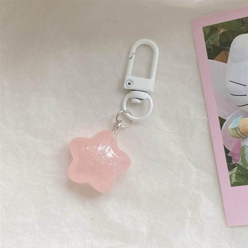 Portable Keyrings Trendy Plastic Keychains Gift for Best Friends and Loved Ones