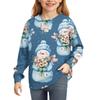 Christmas Day Sweatshirts For Children Boys And Girls Knit Sweater Cute Shirt Fall Crewneck Pullover Tops