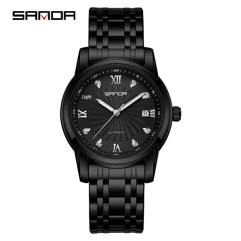 Sanda Men s 7007 Luminous Automatic Mechanical Wristwatch - Trendy Fashion Calendar Watch