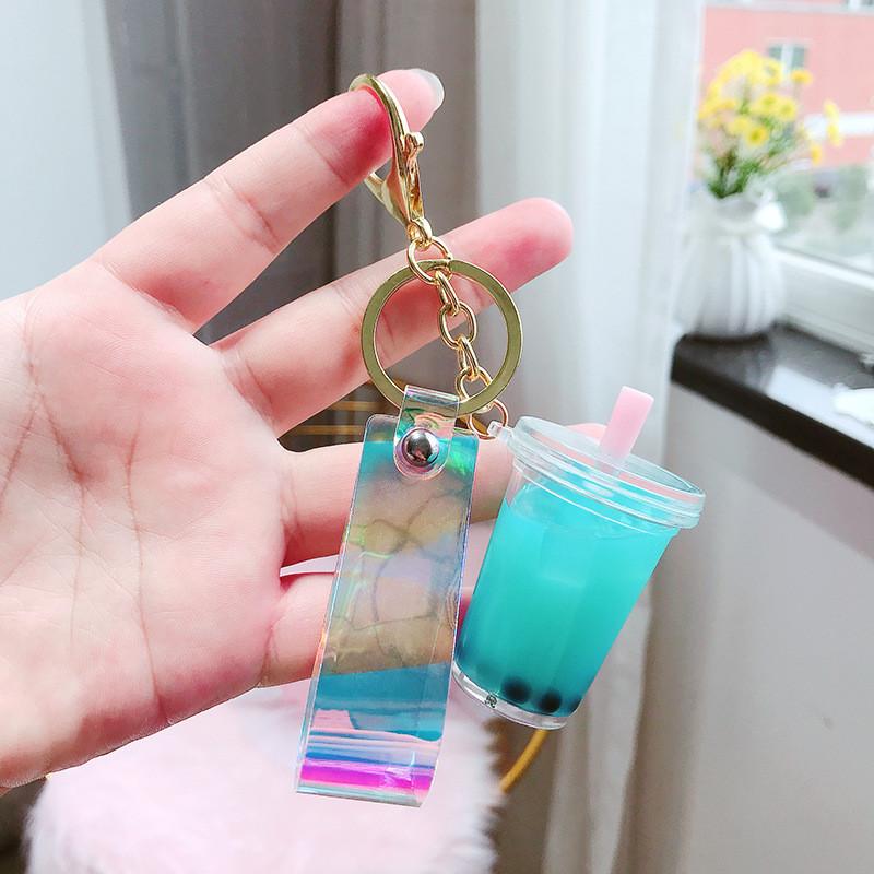 Milk Acrylic Lovely Tea Keychain Ideal For Parties And Day Valentines