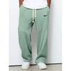 Mens Loose Waffle Knit Wide Leg Jogger Pants Casual Stretch Trousers Daily Wear