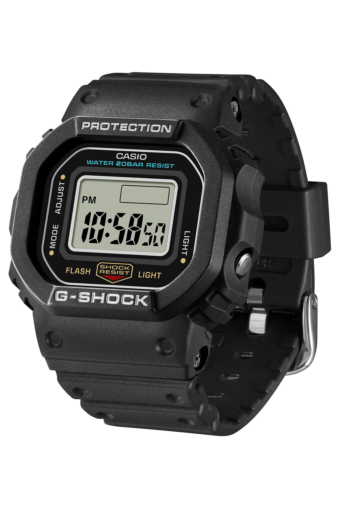 

Casio G-SHOCK Nano DWN-5600-1JR Черные Мини Цифровые Часы-Кольцо чёрный