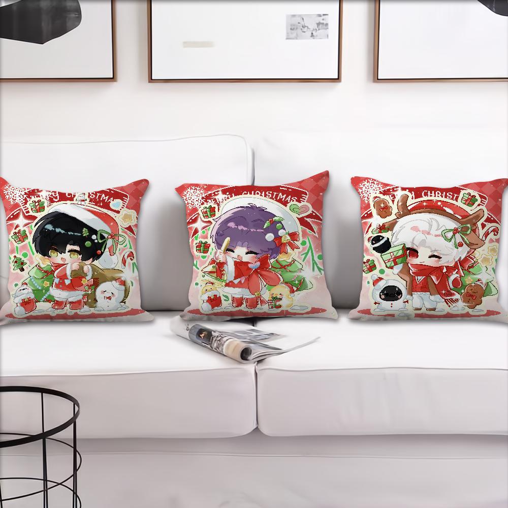 Love and Deepspace Merry Christmas cushion cover Pillow Cover Decoration Room Home Sofa living Office Car Nordic Simplicity